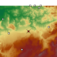 Nearby Forecast Locations - Fès - Carte
