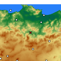 Nearby Forecast Locations - Guelma - Carte