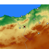 Nearby Forecast Locations - Maghnia - Carte