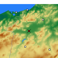 Nearby Forecast Locations - Jendouba - Carte