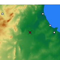 Nearby Forecast Locations - Kairouan - Carte