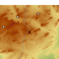 Nearby Forecast Locations - Kasserine - Carte