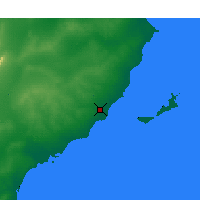 Nearby Forecast Locations - Sfax - Carte