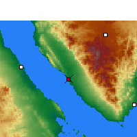 Nearby Forecast Locations - El-Tor - Carte