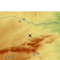 Nearby Forecast Locations - Tshipise - Carte