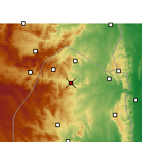 Nearby Forecast Locations - Nyonyane - Carte