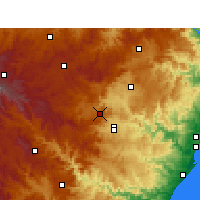 Nearby Forecast Locations - Cedara - Carte