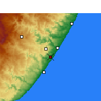 Nearby Forecast Locations - Margate - Carte