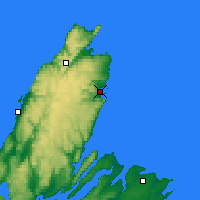 Nearby Forecast Locations - Ingonish Beach - Carte