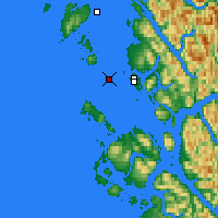 Nearby Forecast Locations - Lucy Islands - Carte