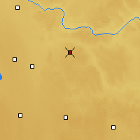 Nearby Forecast Locations - Two Hills - Carte