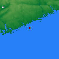Nearby Forecast Locations - Beaven Island - Carte