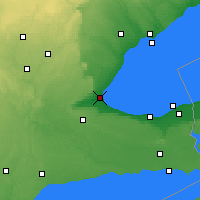 Nearby Forecast Locations - Burlington - Carte
