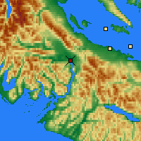 Nearby Forecast Locations - Port Alberni - Carte