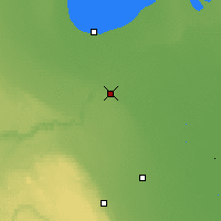 Nearby Forecast Locations - Portage la Prairie - Carte