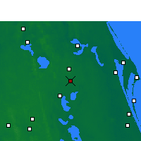 Nearby Forecast Locations - Orlando - Carte