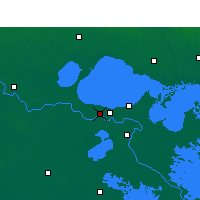 Nearby Forecast Locations - La Nouvelle-Orléans - Carte