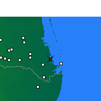 Nearby Forecast Locations - Port Isabel - Carte