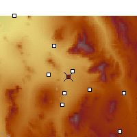 Nearby Forecast Locations - Tucson - Carte
