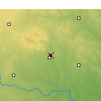 Nearby Forecast Locations - Fort Sill - Carte