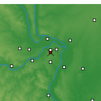 Nearby Forecast Locations - Saint-Louis - Carte