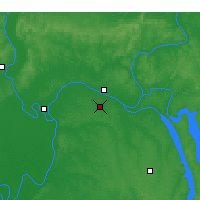 Nearby Forecast Locations - Paducah - Carte