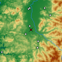 Nearby Forecast Locations - Eugene - Carte