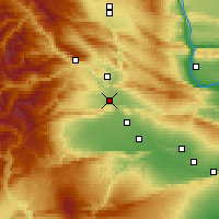 Nearby Forecast Locations - Yakima - Carte