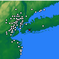 Nearby Forecast Locations - New York (JFK) - Carte