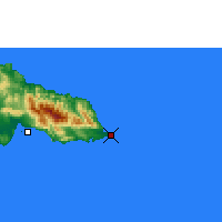 Nearby Forecast Locations - Morant Bay - Carte