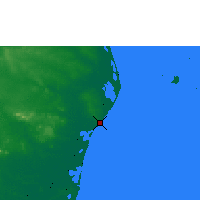 Nearby Forecast Locations - Puerto Cabezas - Carte