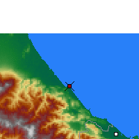 Nearby Forecast Locations - Puerto Limón - Carte