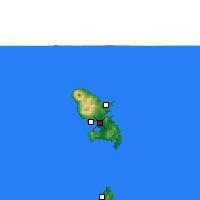 Nearby Forecast Locations - Martinique - Carte