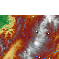 Nearby Forecast Locations - Popayán - Carte