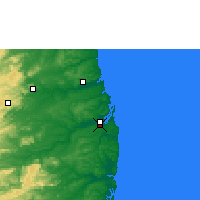 Nearby Forecast Locations - João Pessoa - Carte