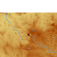 Nearby Forecast Locations - Pirenópolis - Carte