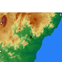 Nearby Forecast Locations - Cachoeiro de Itapemirim - Carte