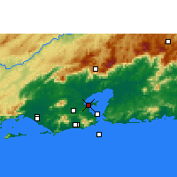 Nearby Forecast Locations - Galeao - Carte