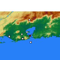 Nearby Forecast Locations - Rio de Janeiro - Carte