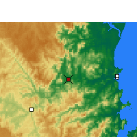 Nearby Forecast Locations - Indaial - Carte