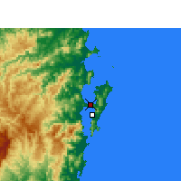 Nearby Forecast Locations - Florianópolis - Carte