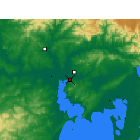 Nearby Forecast Locations - Porto Alegre - Carte
