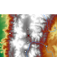 Nearby Forecast Locations - Ambato - Carte