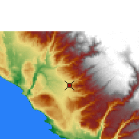 Nearby Forecast Locations - Nazca - Carte