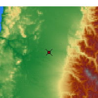 Nearby Forecast Locations - Chillán - Carte