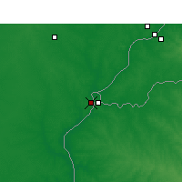 Nearby Forecast Locations - Monte Caseros - Carte