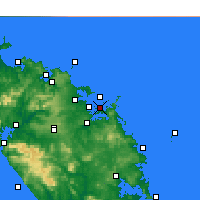 Nearby Forecast Locations - Purerua Peninsula - Carte