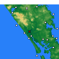 Nearby Forecast Locations - Dargaville - Carte