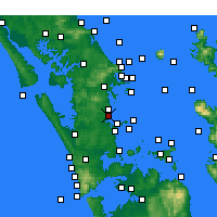 Nearby Forecast Locations - Orewa - Carte