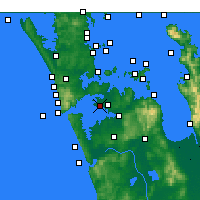 Nearby Forecast Locations - Auckland - Carte